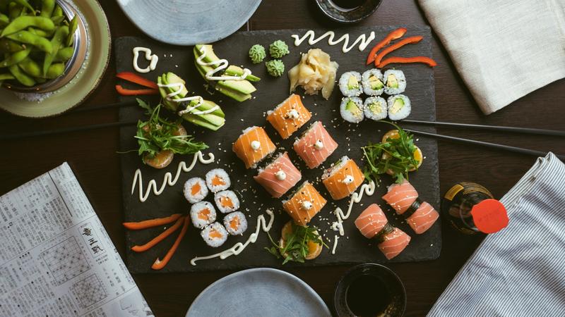 el sushi engorda